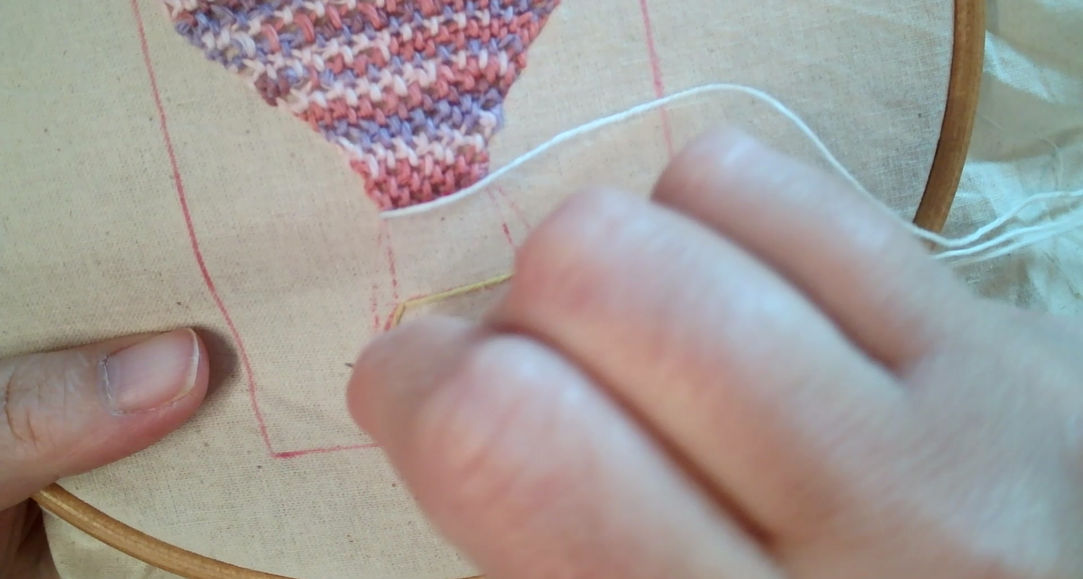 Part 7 - Knitted knotted stitch